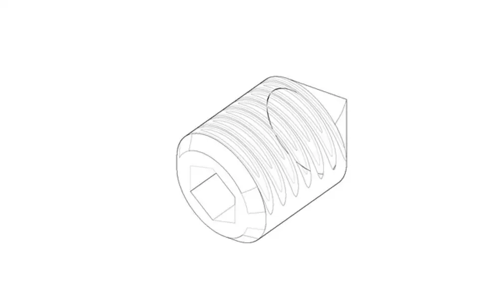 DORNBRACHT Befestigung Gewindestift ERSATZTEILE 093111007 M4 x 6 mm, 09311100790 Galeriebild 1